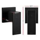 Shower Twins Tap Wall Bath Taps Brass Hot Cold Basin Bathroom Black