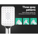 10'' Rain Shower Head Set Handheld Square High Pressure Chrome