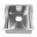 Kitchen Sink 44X44CM Stainless Steel Basin Single Bowl Silver