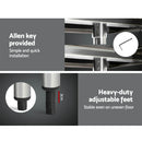 1524x610mm Stainless Steel Kitchen Bench with Wheels 430