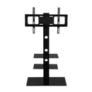 TV Stand Mount Bracket for 32"-70" LED LCD 3 Tiers Storage Floor Shelf