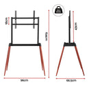 Artiss TV Stand 32-75 inch LED LCD Screen Wooden Floor Easel Height Adjustable