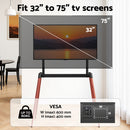 Artiss TV Stand 32-75 inch LED LCD Screen Wooden Floor Easel Height Adjustable