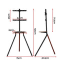 Artiss TV Stand Wooden Tray 24-55" Swivel Height Adjustable