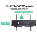 TV Wall Mount Bracket for 32"-70" LED LCD Full Motion Dual Strong Arms