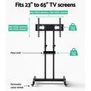 Mobile TV Stand for 23"-65" TVs Mount Bracket Portable Solid Trolley Cart