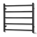Electric Heated Towel Rail Rack 5 Bars Wall Mounted Clothes Dry Warmer