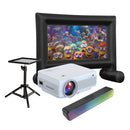 Laser 1080P Outdoor Cinema Bundle 144 Inch