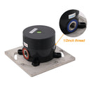 WELS Matte Black 316SUS Dual Shower Set Outdoor Bath System Rainfall 10" Head