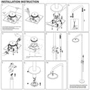 WELS Matte Black 316SUS Dual Shower Set Outdoor Bath System Rainfall 10" Head