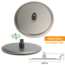316 SUS WELS Gun Metal Twin Shower Handset Combo Outdoor Bath Rainfall 10" Head