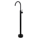 Matt Black Indoor Bathtub Filler Free Standing Mixer Faucet Tap Spout Watermark