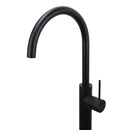 Matt Black Indoor Bathtub Filler Free Standing Mixer Faucet Tap Spout Watermark