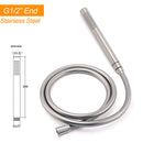 WELS Brushed Nickel Stainless Steel Free Standing Mixer Faucet Tap Spout Handset