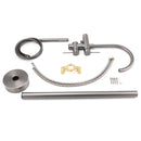 Gun Metal Bathtub Mixer Tap Free Standing Faucet Spout With Handheld Shower Set