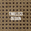 Casa Decor Tulum Rattan Entertainment Unit TV Stand Cabinet Storage Black