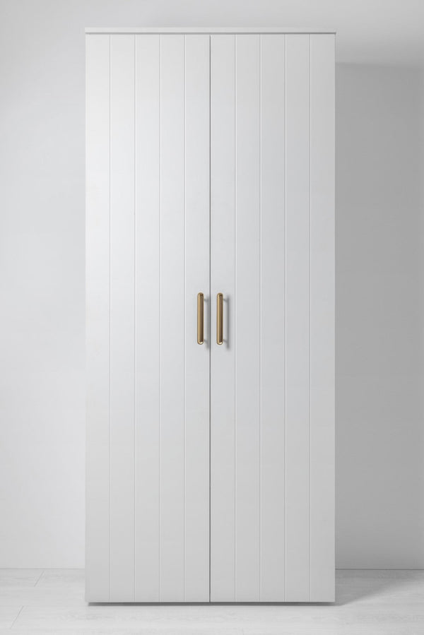 STOCKHOLM STORAGE CUPBOARD - VJ PANEL - DECO GOLD HANDLE