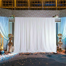3x3m White Stage Curtain Backdrop