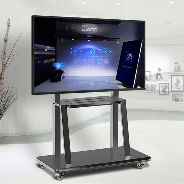 32-100 Heavy Duty TV Wall Mount with Shelf & Wheels