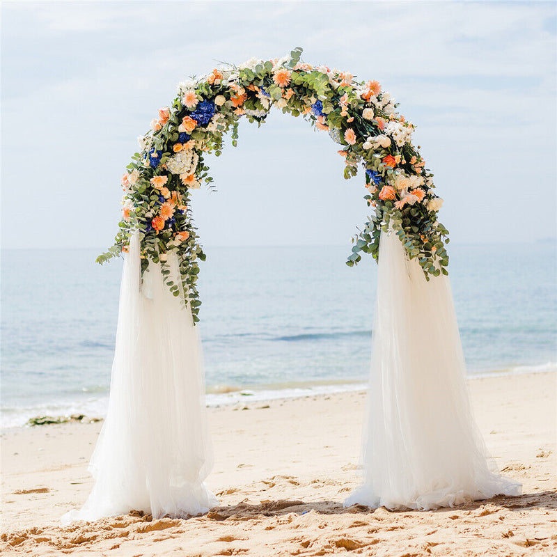 Metal Wedding Arch Garden Arbor Floral Stand Indoor/Outdoor