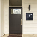 Wall Mounted Lockable Mailbox Galvanized Steel w/ Copper Lock