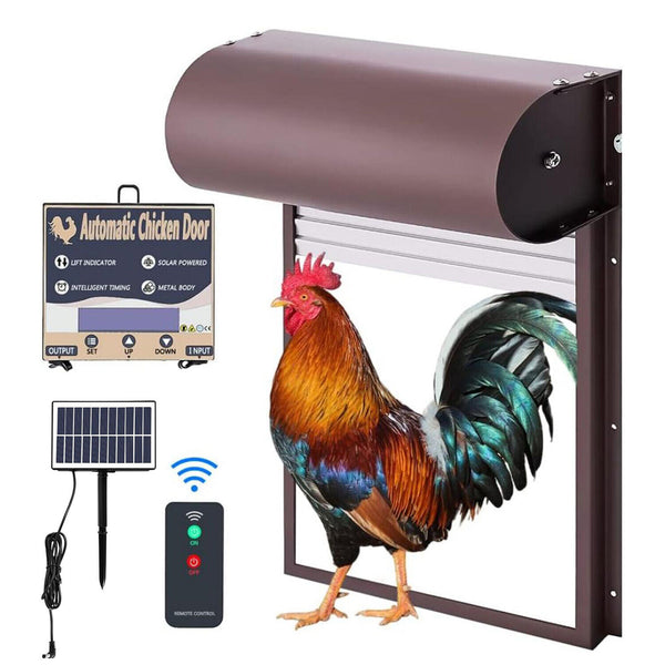 Automatic Chicken Coop Door Opener with Gate Light Sensor Remote