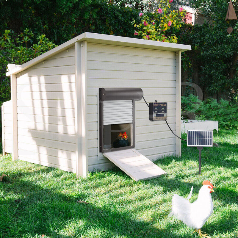 Automatic Chicken Coop Door Opener with Gate Light Sensor Remote