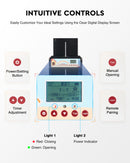 Automatic Chicken Coop Door Solar/Battery/AC 6W Aluminum Copper