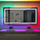 1400x700mm LED Bathroom Mirror RGB Anti-fog Aluminum