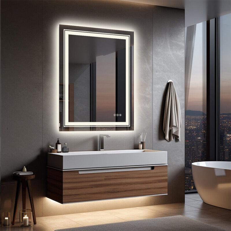 1400x700mm LED Bathroom Mirror RGB Anti-fog Aluminum