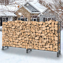 Metal Firewood Rack Log Storage Holder Heavy Duty