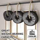 Sliding Barn Door Hardware Kit Heavy Duty Rust Resistant 2M