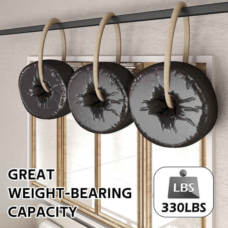 Sliding Barn Door Hardware Kit Heavy Duty Rust Resistant Single Door 3M