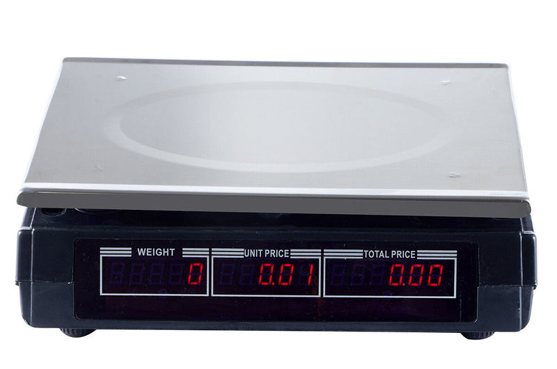 40KG Digital Kitchen Scale Metal Electronic Postal Platform