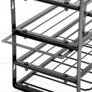 4-Layer Heavy Duty Drill Holder Wall Mount Tool Rack Organizer,