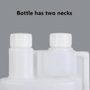 10-Pack 250ml Plastic Twin Chamber Bottles, Tamper Evident Cap