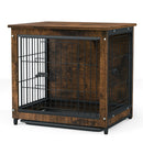 Medium Wooden Dog Crate Kennel 80.5x59x70cm End Table Nightstand
