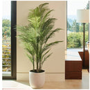 Artificial Palm Tree In Ribbed Pot 2M