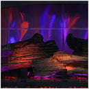 Infrared electric fireplace stove heater