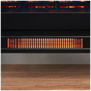 Infrared electric fireplace stove heater