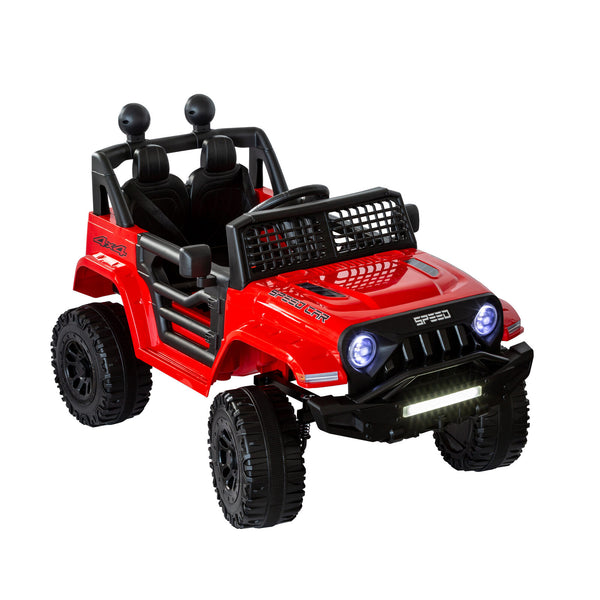 Jeep Inspired Remote Controlled Ride-on Electric Car (Red)