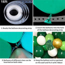 122 X Coffee Balloon Arch Garland Kit Set Party Decor