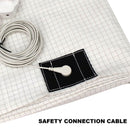 Bed Earthing Sheet Grounding Sheet Mat Large Bed Sheet Flat Sheet W/AU Plug 153x203cm