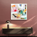 Wall Art 50cmx50cm Changed My Mind IV by Aleah Koury Gold Frame Canvas