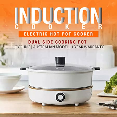 Joyoung IH Induction Cooker with Hot Pot C21-CL01, 300W-2100W Adjustable Power Supply, Separated Pot and Stove