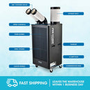 POLYCOOL 4.5kW Portable Industrial Spot Cooler, with Twin Cooling Ducts, 15A Plug