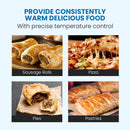 EUROCHEF Electric Food Warmer Display, 1000W, 4-Tier Stainless Steel