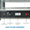 EUROCHEF Electric Food Warmer Display, 1000W, 4-Tier Stainless Steel