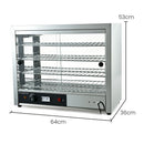 EUROCHEF Electric Food Warmer Display, 1000W, 4-Tier Stainless Steel