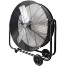 BAUMR-AG 36" 914mm Industrial Mobile Floor Drum Fan, 290W Brushless Motor, Tilting, Large, Commercial, Heavy-duty Frame, EESS Certified